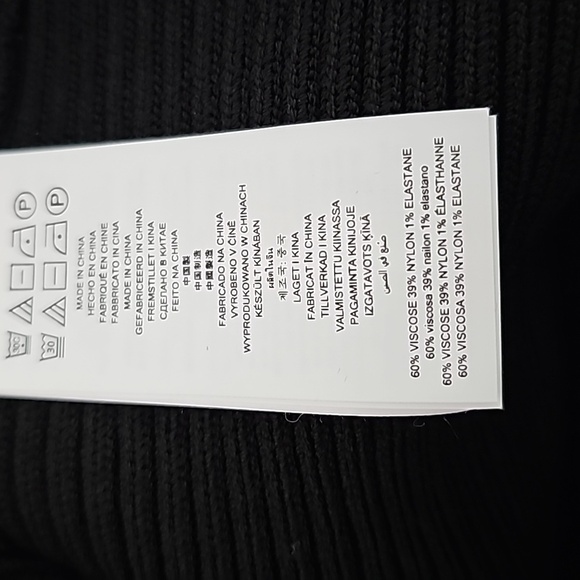 MICHAEL Michael Kors Lace-Up Ribbed Sweater Dress  size Large. - Picture 7 of 7